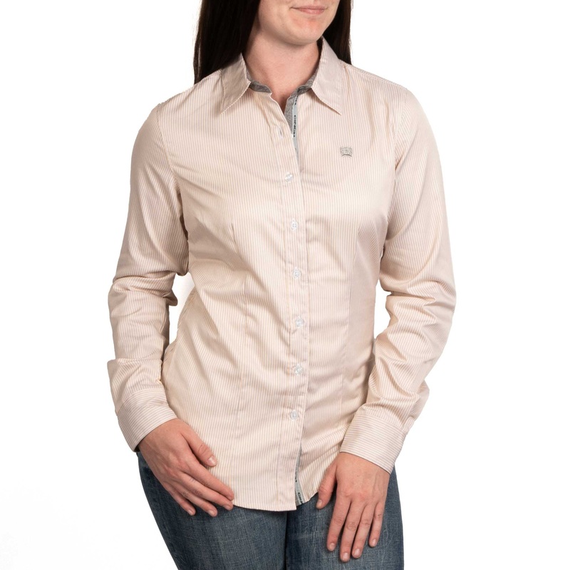 Cinch Women’s Stripe Button Down Shirt