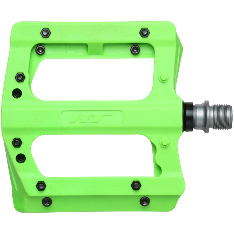 HT Components PA12A Pedals – Platform Composite 9/16″ Green