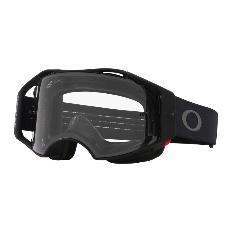 Oakley Airbrake MTB Goggles – One Size Fits Most – Black Gunmetal – Clear Lens