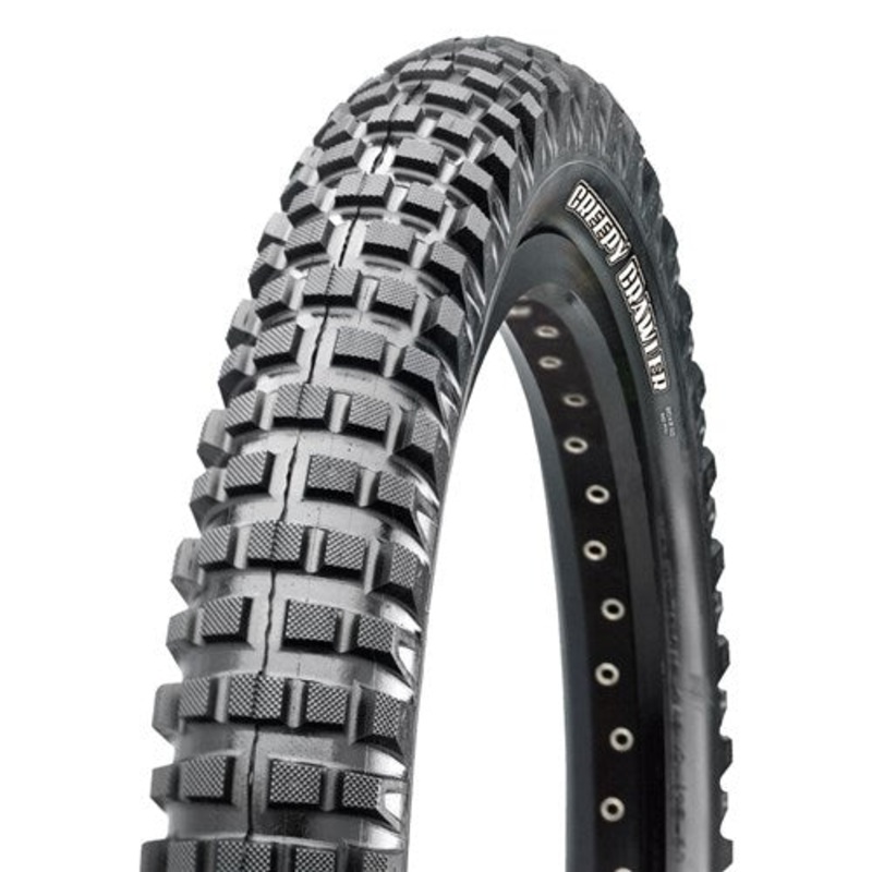 Maxxis Creepy Crawler Rear Tyre – 19 Inch – 2.5 Inch – No – 42a Super Tacky – Single Ply – Soft – Light Duty Protection – Wirebead – Black