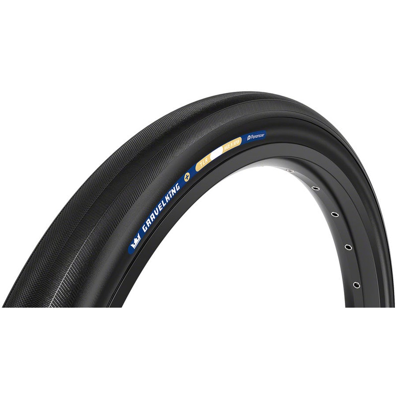 Panaracer GravelKing Slick Plus Tire – 700 x 40, Tubeless, Folding, Black