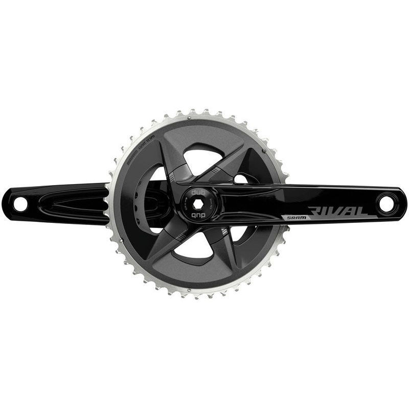 SRAM Rival AXS Wide Crankset – 175mm 12-Speed 43/30t 94 BCD DUB Spindle Interface BLK D1