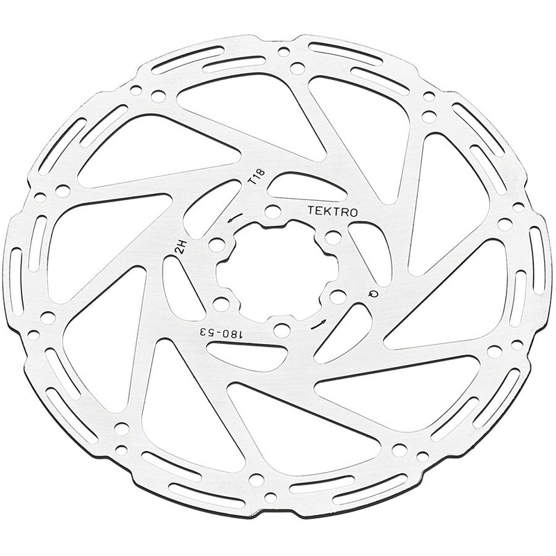 Tektro TR180-53 Disc Rotor – 180mm, 6-Bolt, 1.8mm Thickness, For 4-Piston Calipers