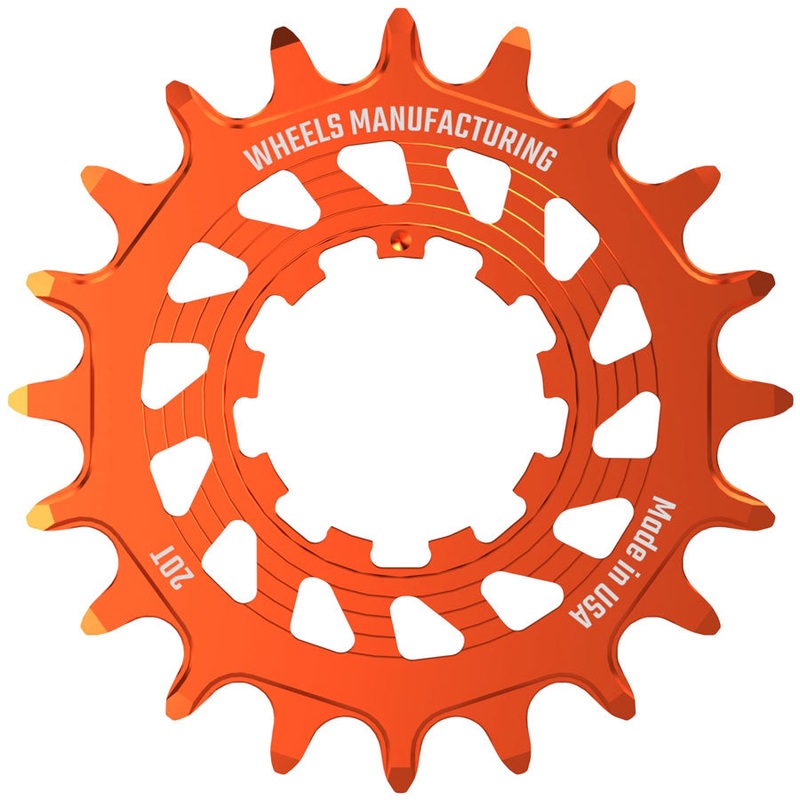 Wheels Manufacturing SOLO HG Cog – 20t Fits SOLO-HG Kits Orange