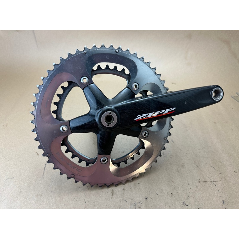 Zipp Carbon Crankset Dura Ace Rings 172.5 w/ Bottom Bracket