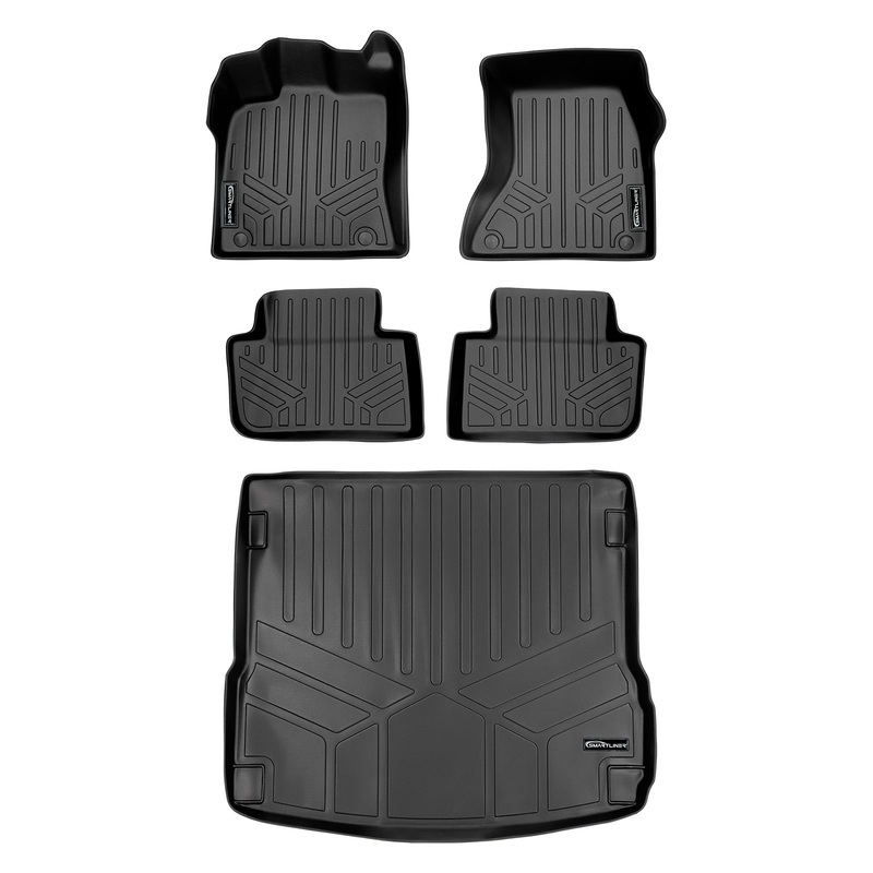 SMARTLINER Custom Fit Floor Liners For 2014-2025 Porsche Macan Black
