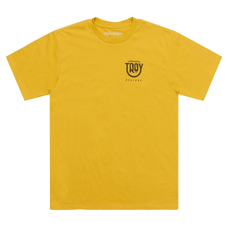 TLD Short Sleeve Tee – M – Smiley Gold