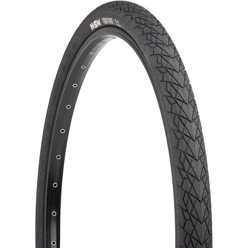 Tour Guide Touring-Hybrid Bike Tire – 26 x 1.75, Black, Rigid Wire Bead, 33tpi