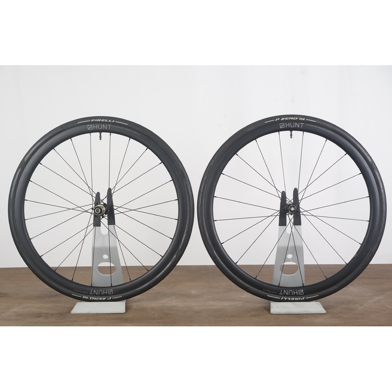 Hunt 34 Aero Wide Alloy Tubeless Clincher Disc Brake Wheelset 11 Speed