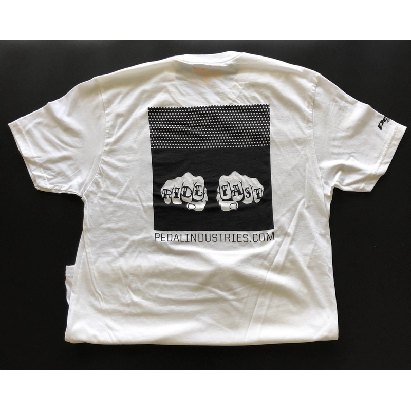 Ride Fast T-shirt – available in black and white Black