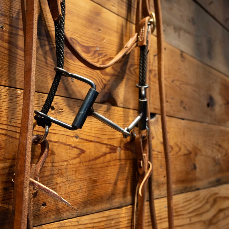 Smooth Snaffle Draw Gag Bridle Rig