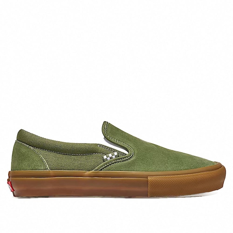 Vans Skate Slip-On – Green/Gum