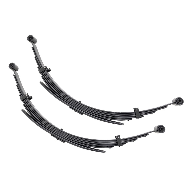Rough Country | Rear 52 Inch Leaf Springs |6″ Lift | Pair | Chevy/GMC C10/K10 Truck & SUV/K5 Blazer (73-91) | 8028Kit