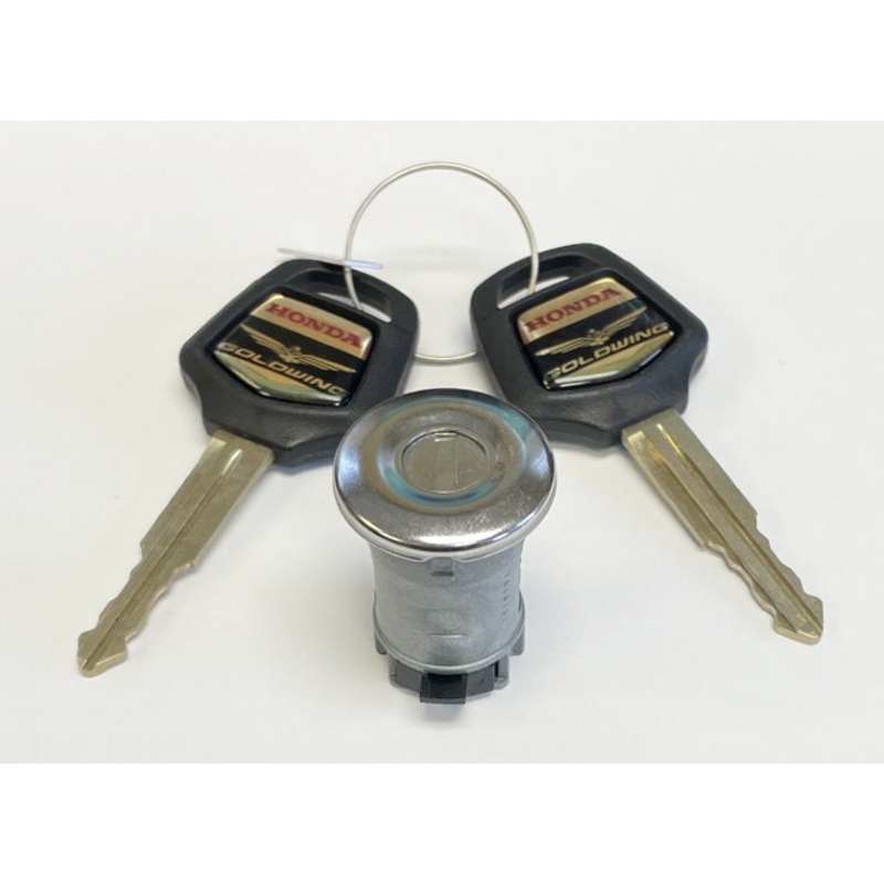 2001-17 GL1800 Tank Lid Lock Assembly with 2 keys ~ Genuine Honda OEM