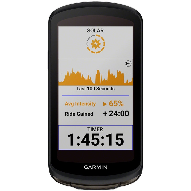 Garmin Edge 1040 Solar Bike Computer – GPS, Wireless, Black
