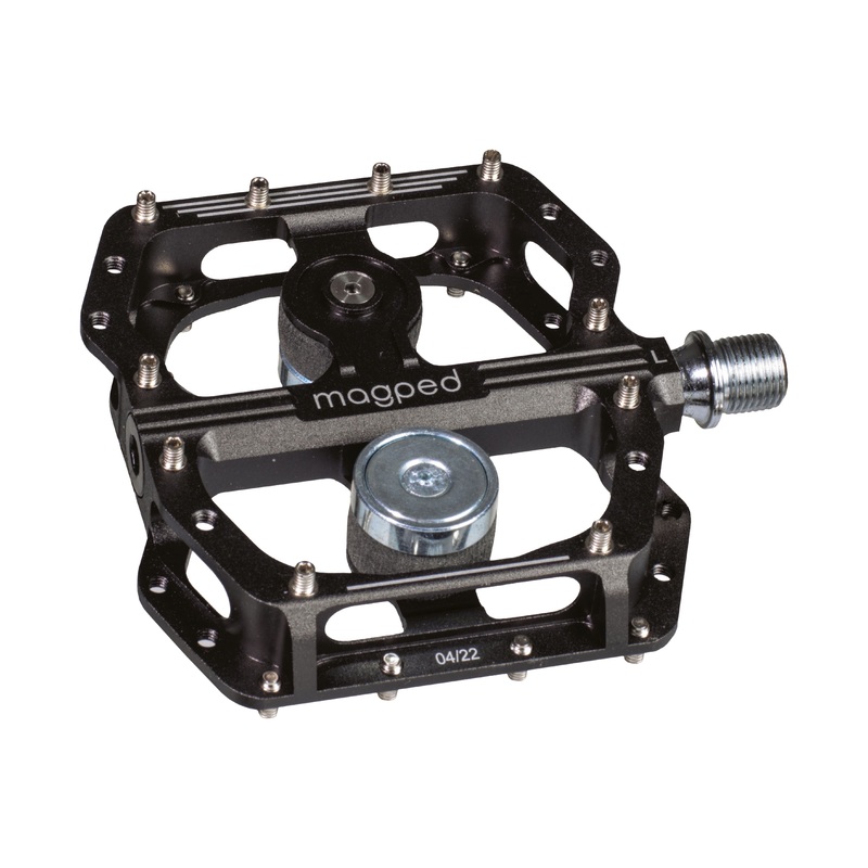 Magped Enduro2 150N Magnetic Flat Pedals – Standard – Black