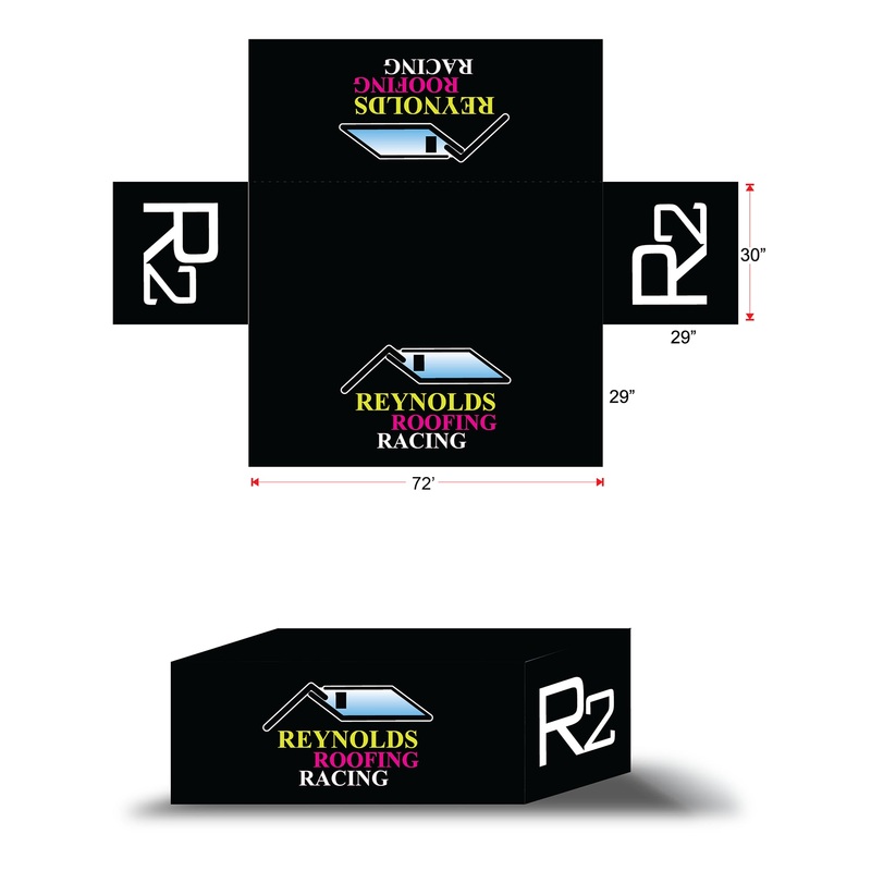 Reynolds Roofing Racing 2025 Fitted Table Cloth – 6 Foot