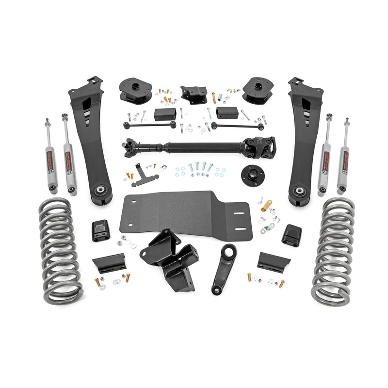 Rough Country | 5 Inch Lift Kit | Fr D/S | 10 Bolt T-Case | Ram 3500 4WD (2025) | 35230