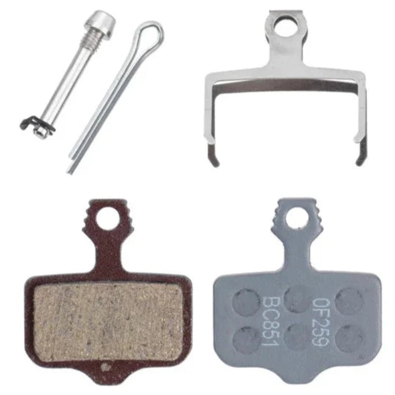 SRAM Disc Brake Pads – Organic Compound, Steel Backed, Powerful, For Level, Elixir, and 2-Piece Road