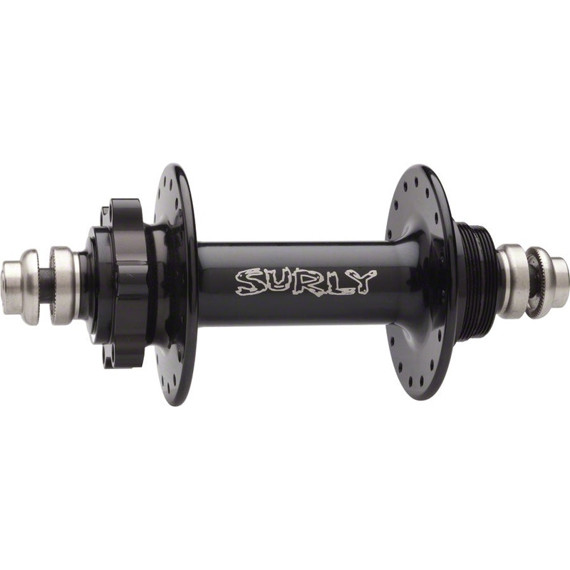 Surly Ultra New Rear Hub – Threaded x 135mm 6-Bolt Fixed Black 32H