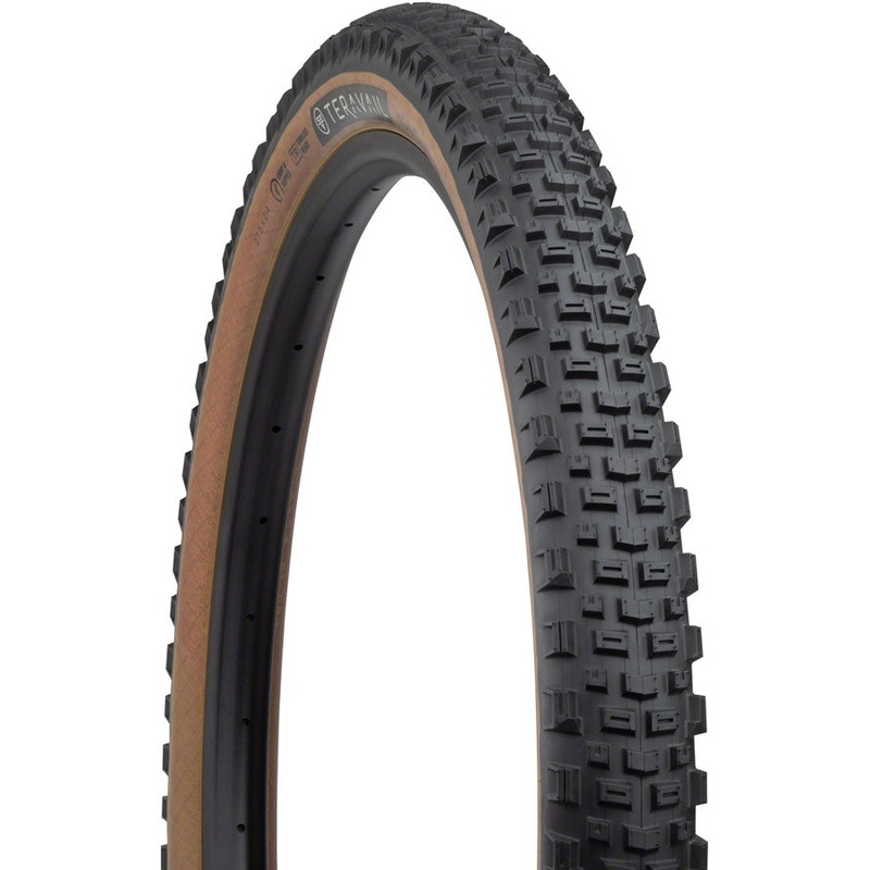 Teravail Honcho Tire – 27.5 x 2.4, Tubless, Folding, Tan, Durable, Grip Compound