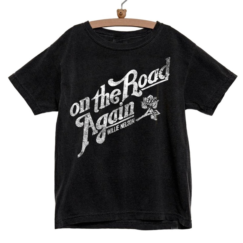 Youth Willie Nelson On The Road Again Tee – FINAL SALE