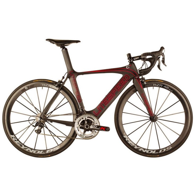 Litespeed C1R Frameset Matte Black / Red