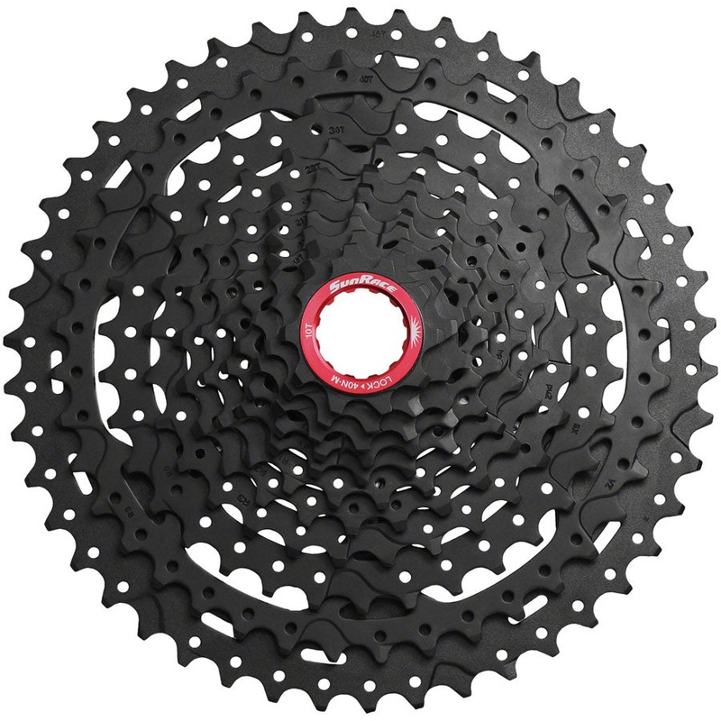 SunRace MX9X Cassette – 11-Speed, 10-46t, Black Chrome, For XD Driver Body