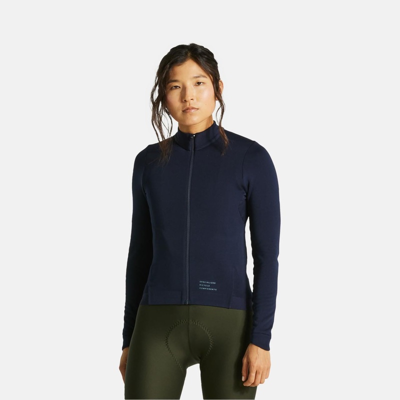 Women’s Prime Power Grid Long Sleeve Jersey Dark Navy