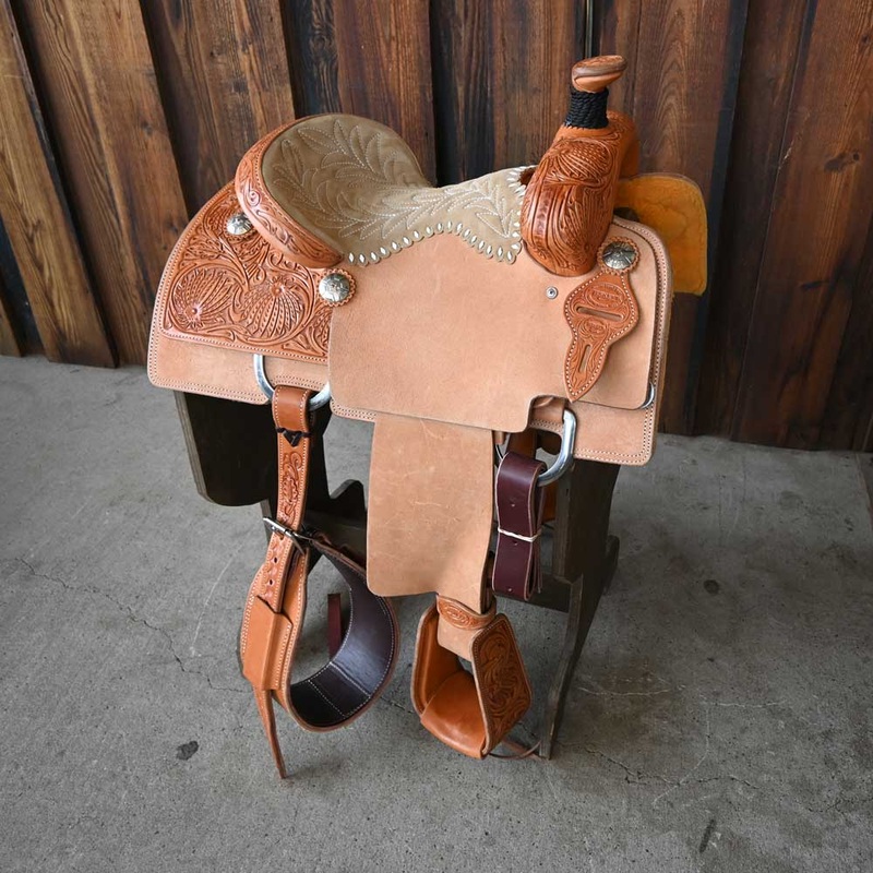 14.5″ TESKEY’S PRO TEAM ROPING SADDLE