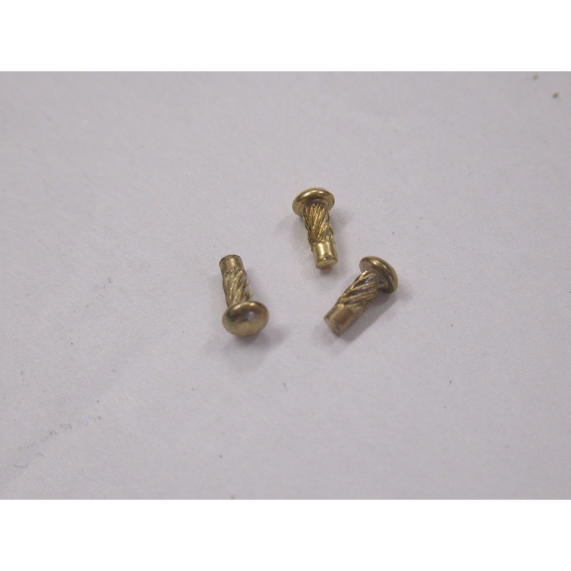 Brass Rivet 60-4255 60-0208 60-4255 hammer drive screw for Triumph patent plate