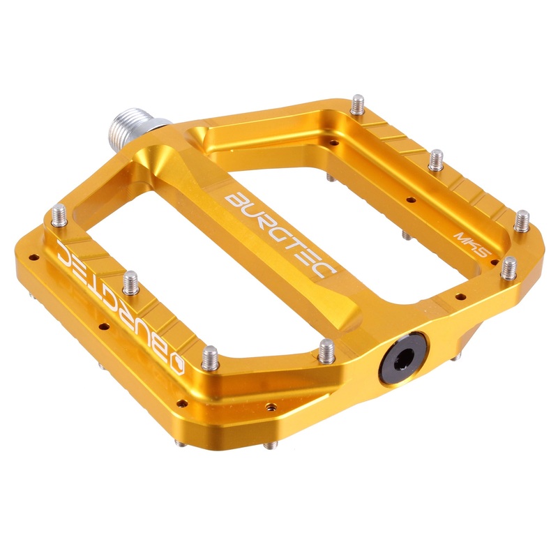 Burgtec Penthouse MK5 Pedals CrMo – Gold