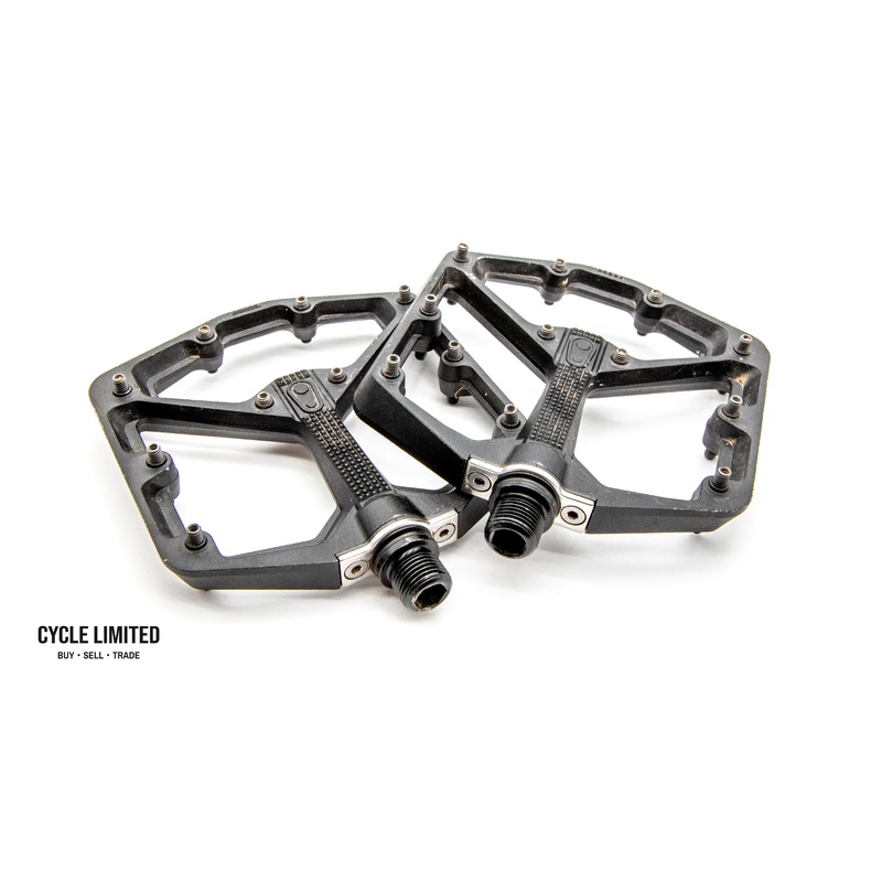 Crank Brothers Stamp 7 Large Black MTB Flat Pedals 382g