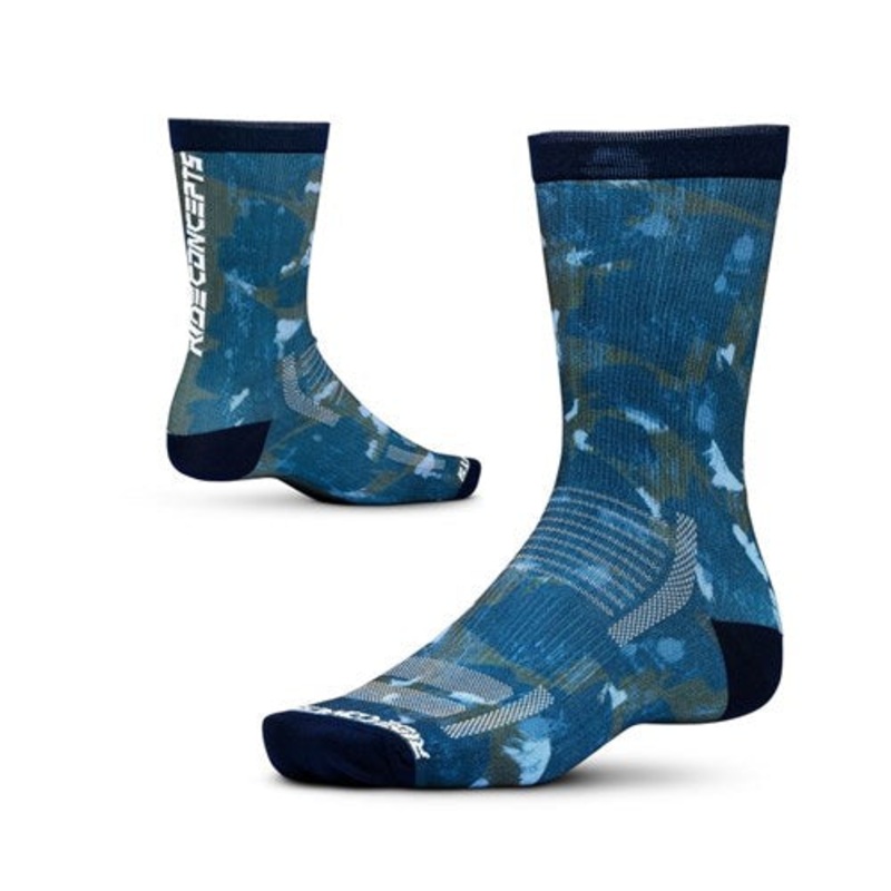 Ride Concepts Martis Socks – L – Blue Camo
