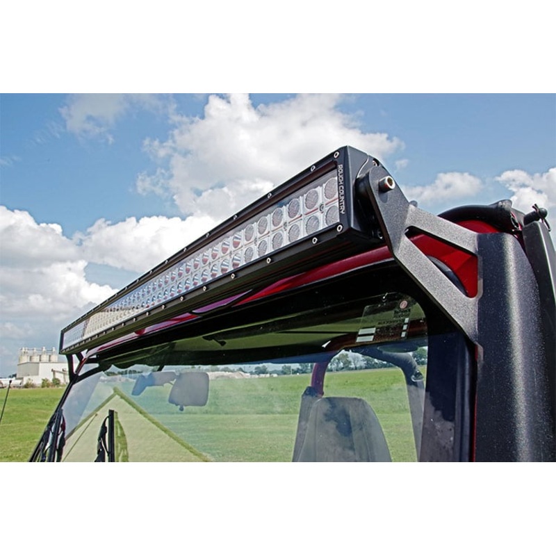 Rough Country | LED Light Mount | Upper Windshield | 50″ Straight | Jeep Wrangler YJ (87-95) | 70508