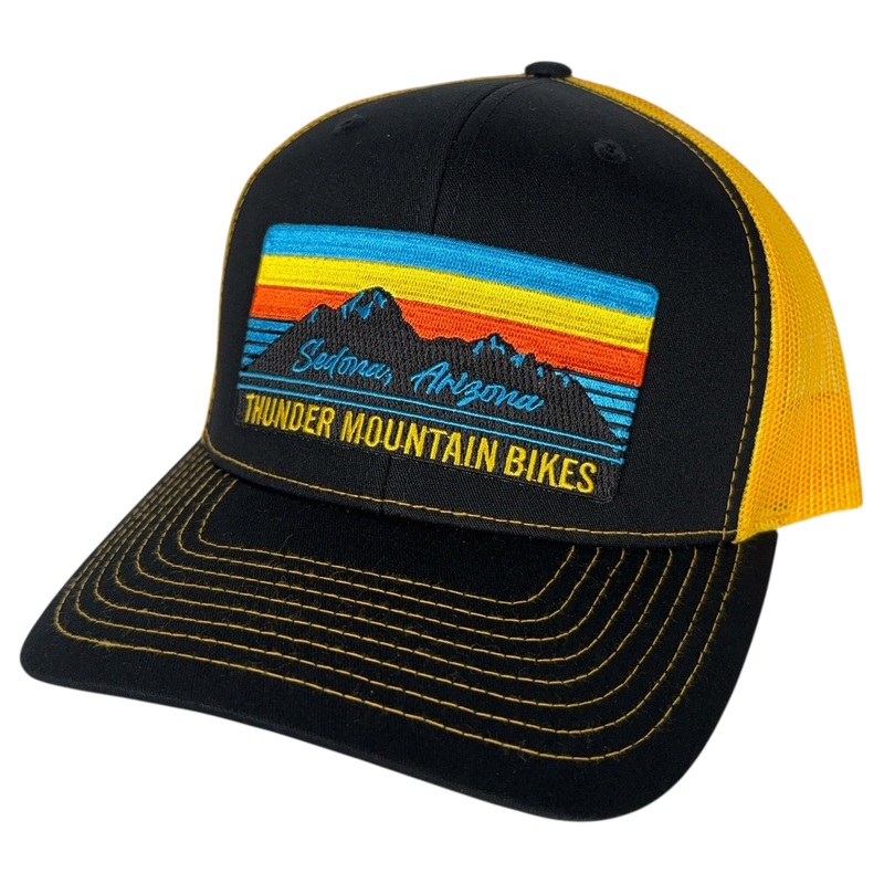 Stripes Trucker Hat Black/Gold