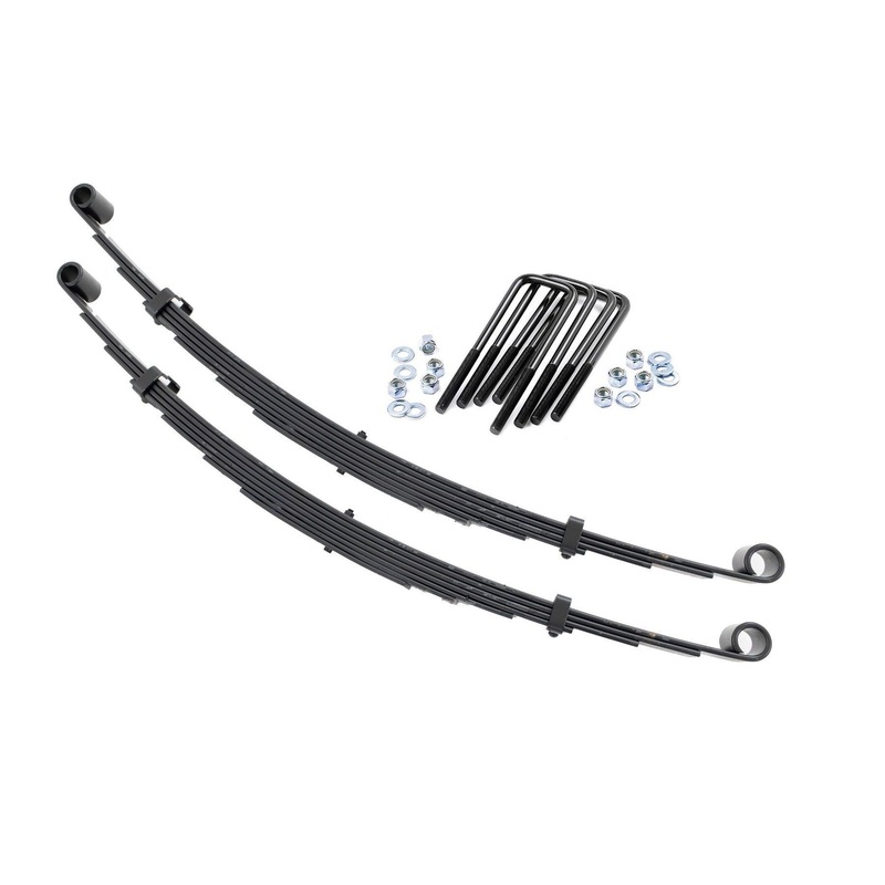 Rough Country | Front Leaf Springs | 4″ Lift | Pair | Ford F-250 4WD (1977-1979) | 8013Kit