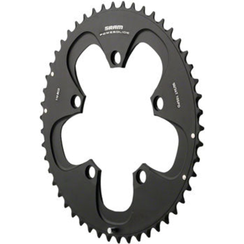 SRAM Red/Force 50T 110mm Black Chainring , Use with 34T