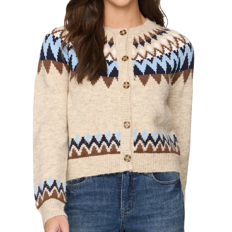 Flag & Anthem Women’s Odessa Fair Isle Cardigan