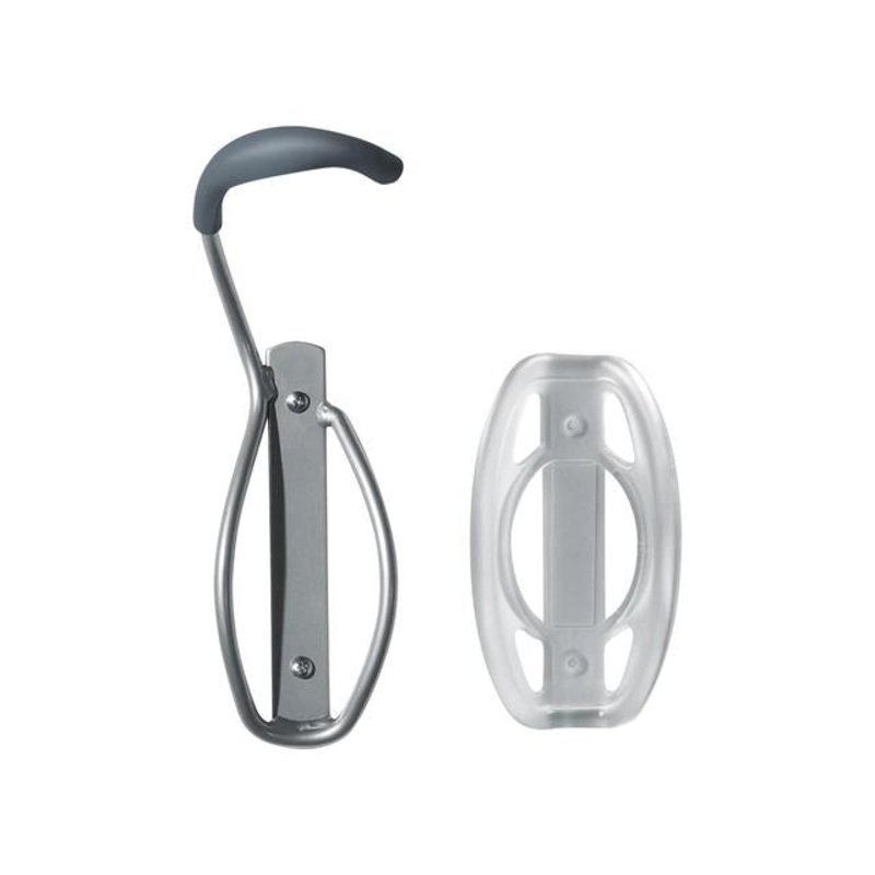 Single Bike Wall Mount Rack With Tray Grey