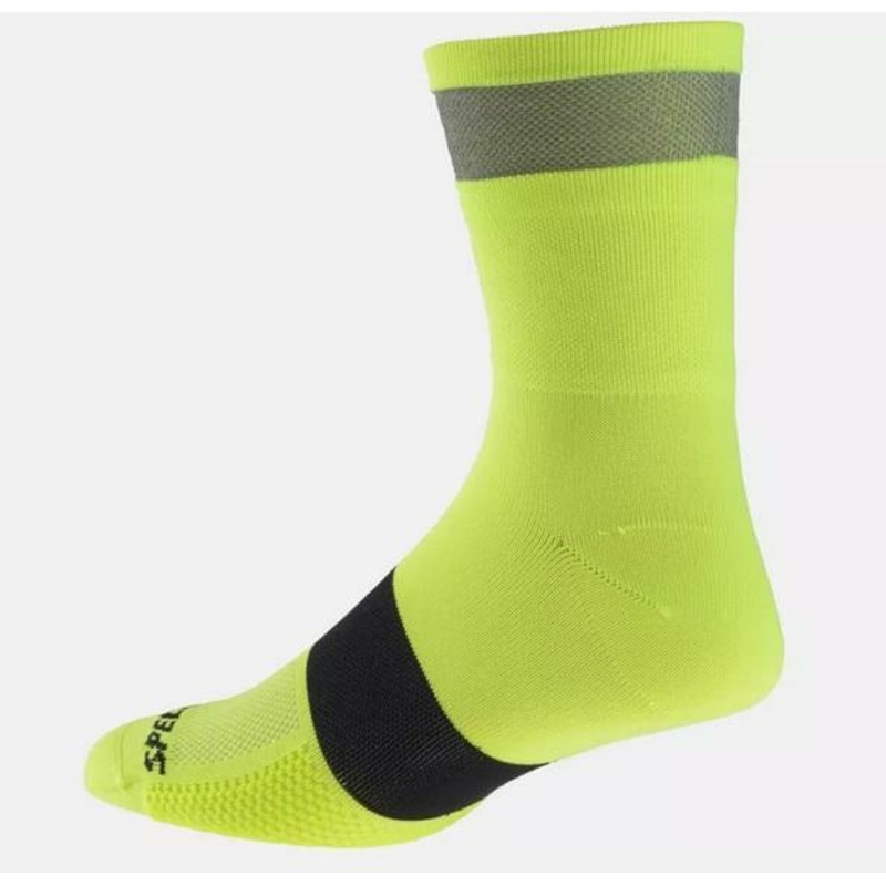 Specialized Reflect Tall Road Cycling Sock NeonYellow