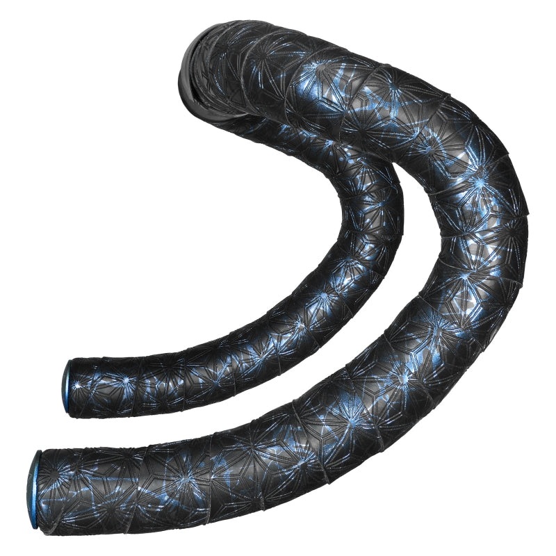 Supacaz Super Sticky Kush Star Fade Refractor Reflactor Blue bar tape