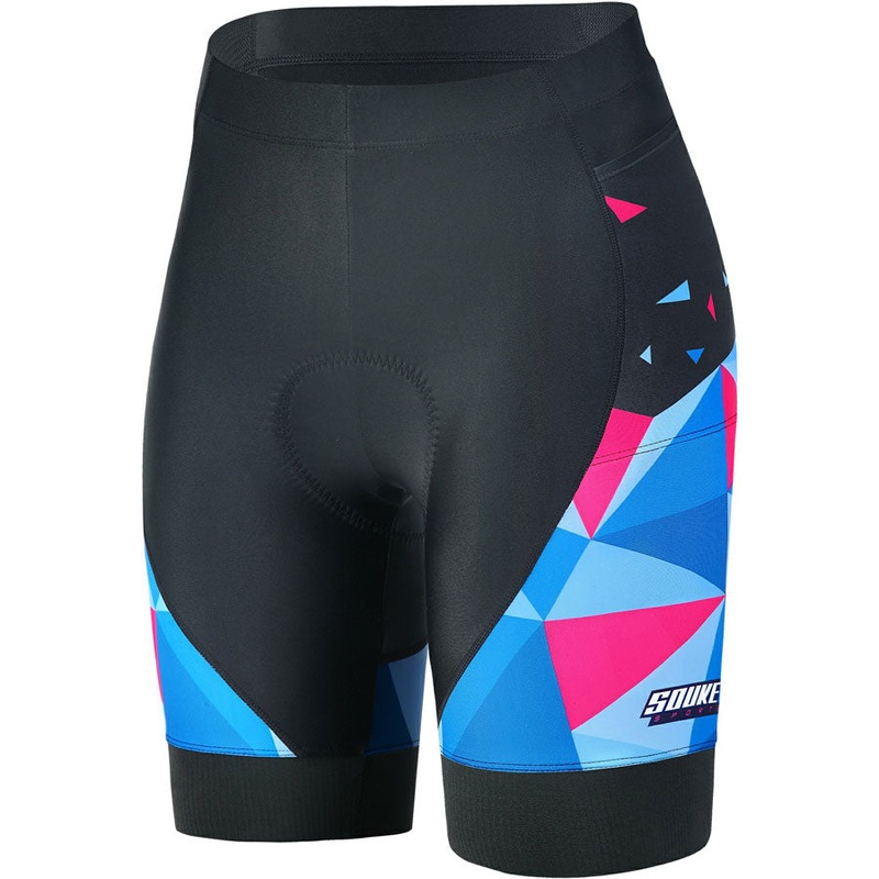 Women’s Cycling Shorts 4D Padded Quick Dry – PS0722-Blue