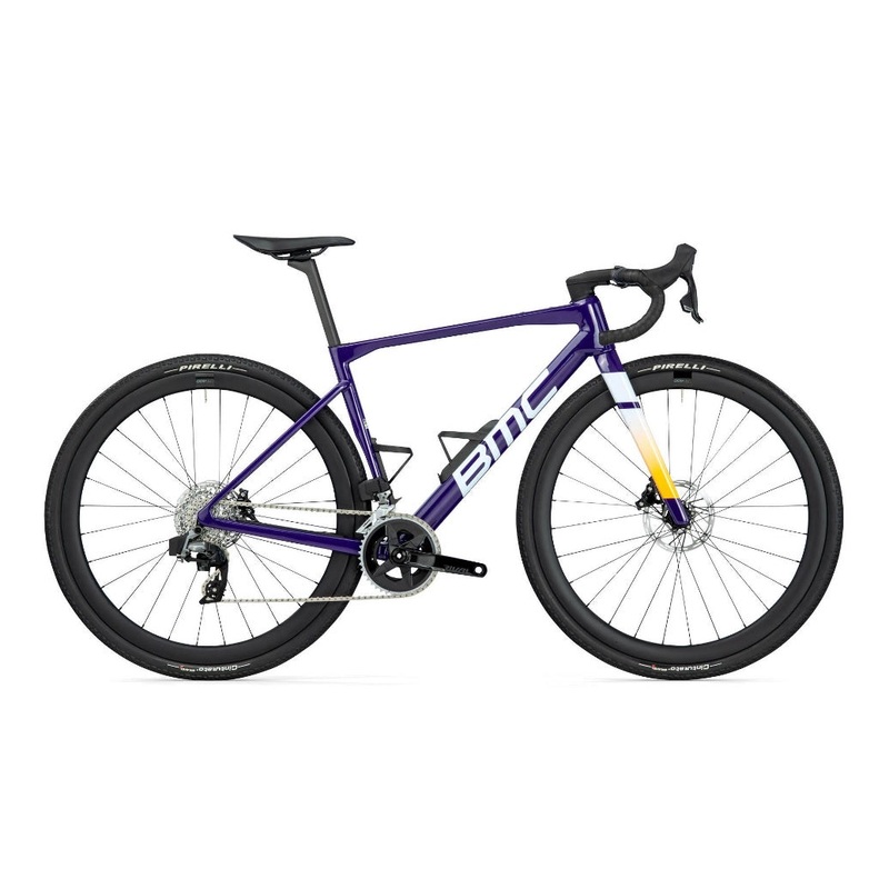 BMC Kaius 01 Three SRAM Rival eTap 12 Speed Carbon Gravel Bike Purple/White/Orange