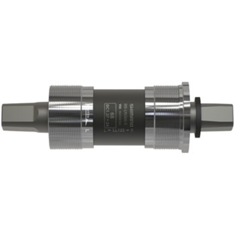 Shimano BB-UN300-E Bottom Bracket – English, 68 x 122.5mm Spindle, Square Taper JIS, For E-Type Front Derailleu