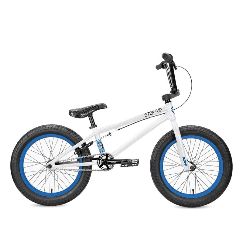 DK Step Up 18″ BMX Bike 2026 White/Blue