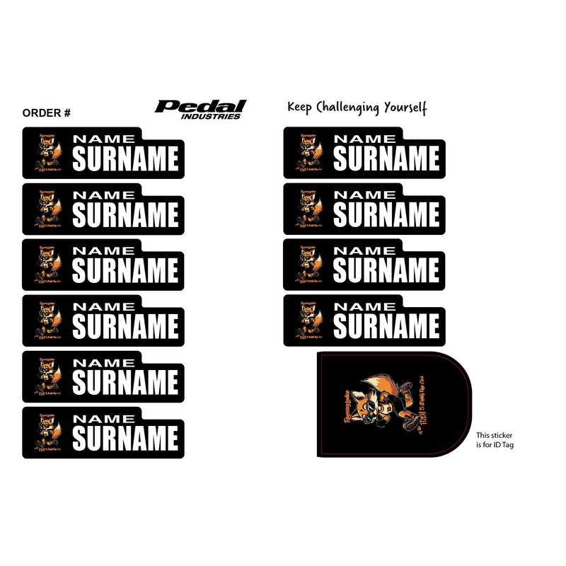 Foxy-580 2025 ID Sticker Bikes & Gear