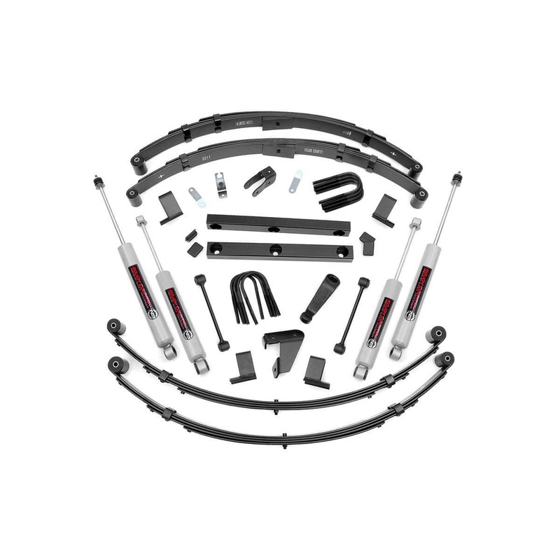 Rough Country | 4 Inch Lift Kit | Power Steer | Jeep Wrangler YJ 4WD (1987-1995) | 620N2