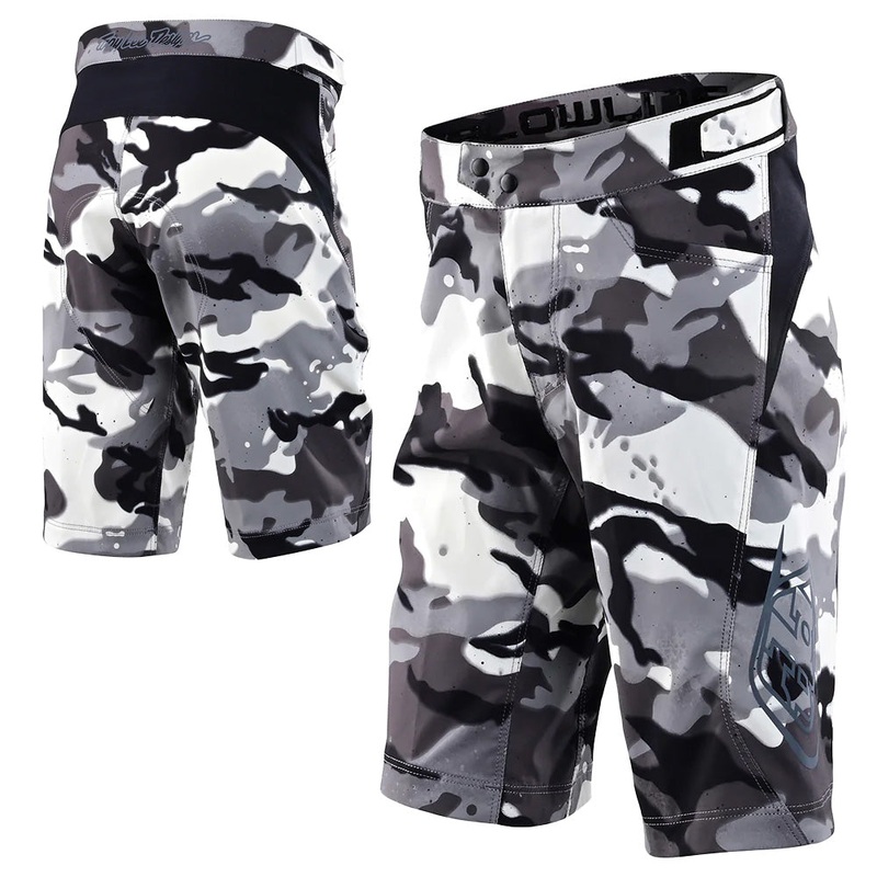 TLD Flowline Youth Shell Shorts – Youth XL-28 – Spray Camo White