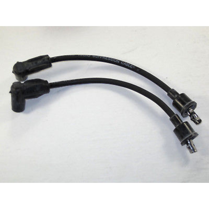 Resistive 7mm Spark plug wires 10″ Norton Lucas 54956466 D2207 Black resistor